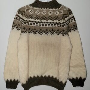 Vintage CJ Viking Wool Sweater Denmark Women's Size Medium